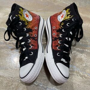Converse All Star Chuck Taylor High Top Black Sneakers Boots Style / Men’s 6